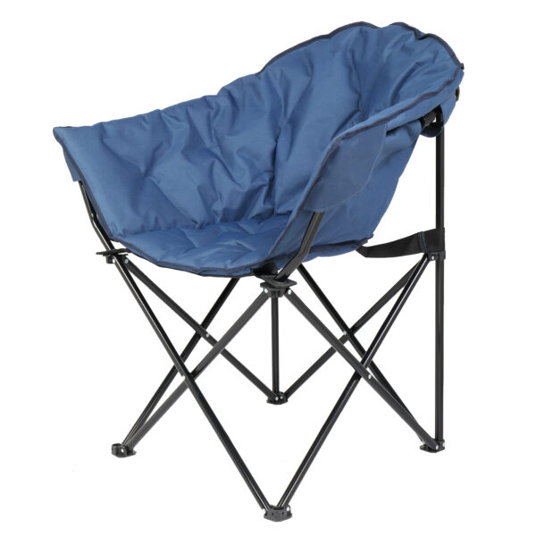 Blue Camping Chair Steel Pipe 120kg - Image 5