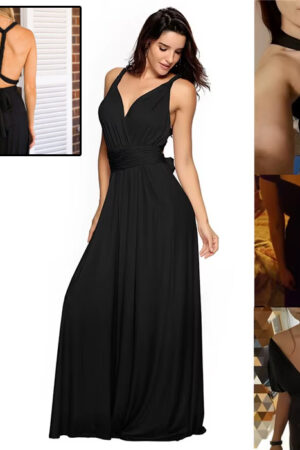 Women's Sexy Long Party Dress Club Floor-Length Summer Backless Bandage Maxi Dress Multiway Bridesmaids Boho Women Dress Vestidos