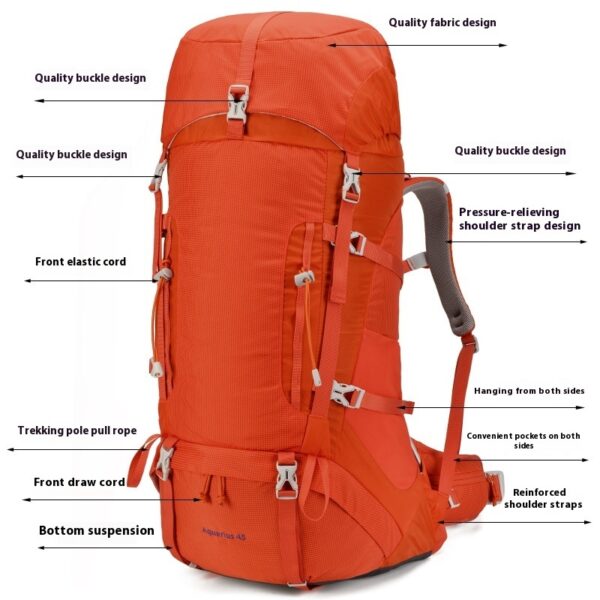 Hiking Climbing Equipment 50l Ultra Light Breathable Hiking Backpack - Image 2