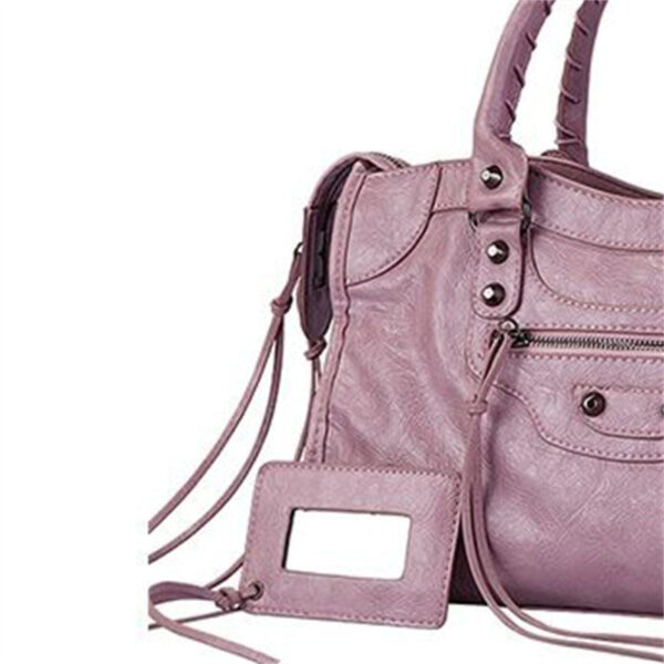 Ladies Hand One Shoulder Crossbody Studded Vintage Fringe Bag - Image 8