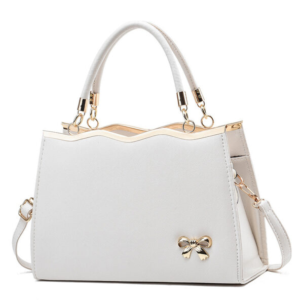 Fashion Bowknot Handbag Large Capacity Shoulder Messenger Bag - Image 10