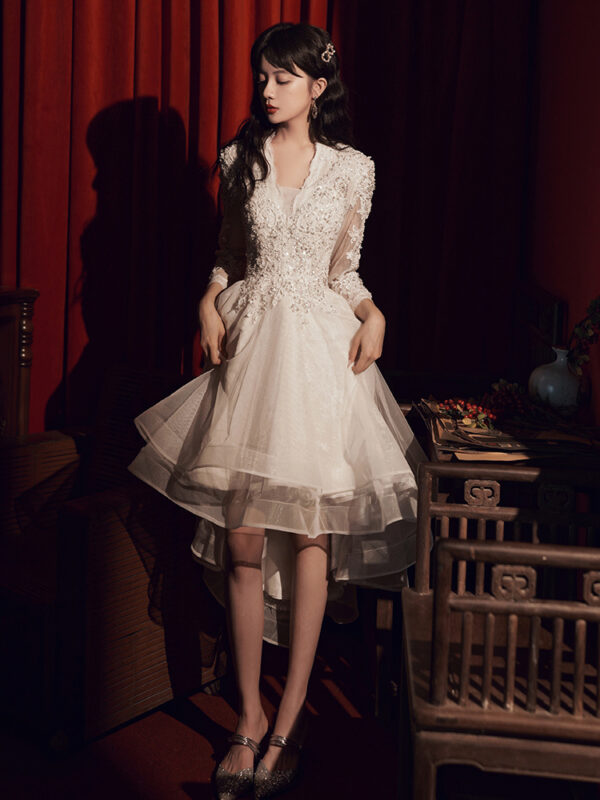Black Evening Dress  Feminine And Luxurious - Image 3