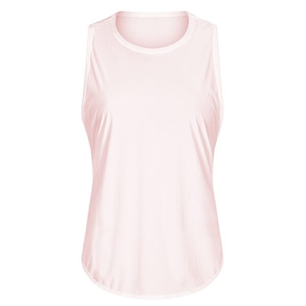 New Yoga Vest Fitness Exercise Sleeveless Blouse Quick-drying Loose Yoga Top - Image 8