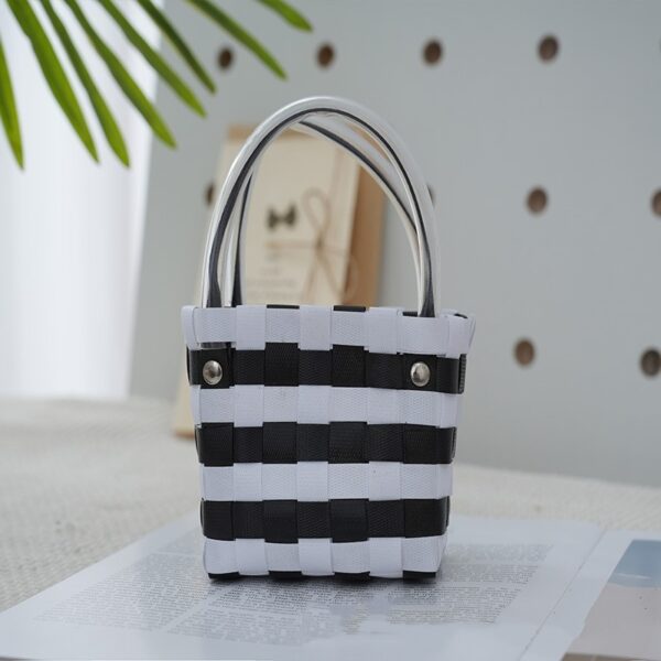 Ins Style Portable Small Square Bag Woven - Image 6