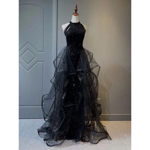 Black Evening Dress For Women - Image 5