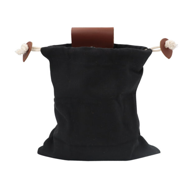 Leather Foraging Bag Mushroom Foraging Bag Canvas Foraging Pouch Collapsible For Hiking Camping Hunting Foraging Bag - Image 8