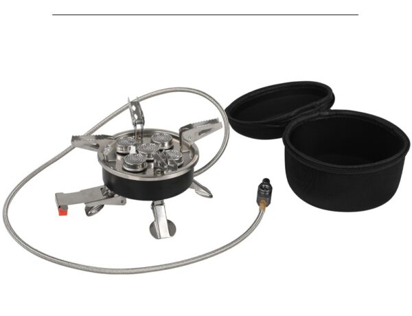 Outdoor Picnic Portable Foldable Camping Stainless Steel Split Stove - Image 10