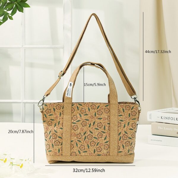 Eco-friendly Cork Crossbody Bag Portable Tote - Image 6