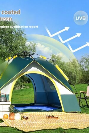 Tent Outdoor Camping 3-4 People Automatic Quickly Open