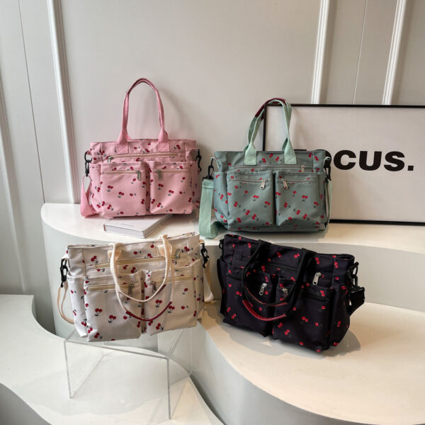 Printed Cherry Women's Shoulder Messenger Bag - Image 2