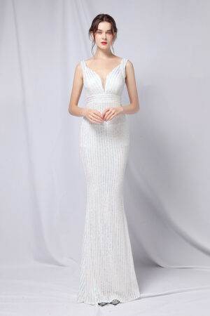 New Sequined Fishtail Long Dress