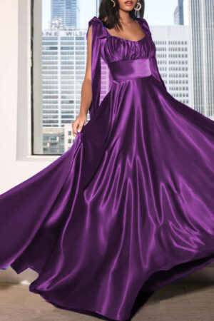 Fashion Sleeveless Camisole Gown Bridesmaid Evening Dress Dress Women