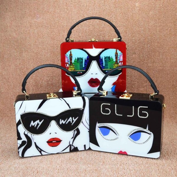 Fashion Glasses Small Bag Natural Small - Image 4