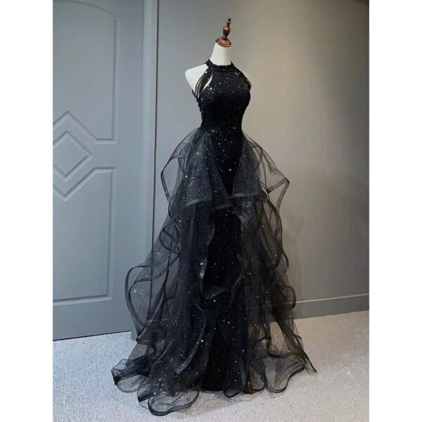 Black Evening Dress For Women - Image 2