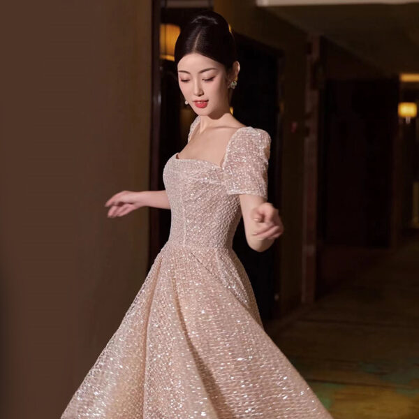 Banquet Bridal Temperamental Fairy Slim-fit Slimming Dress - Image 2
