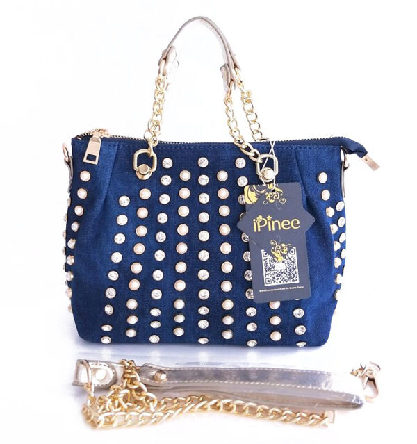Cowgirl Diamond-studded One-shoulder Messenger Handbag - Image 6