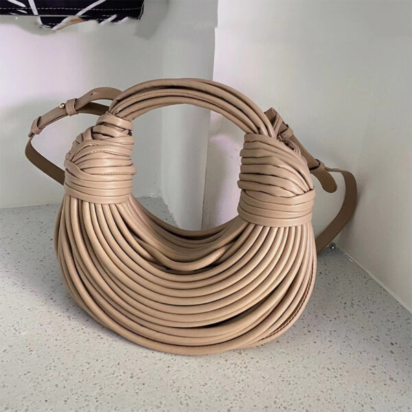 Noodles Handwoven Knot Dumpling Tote Bag - Image 6