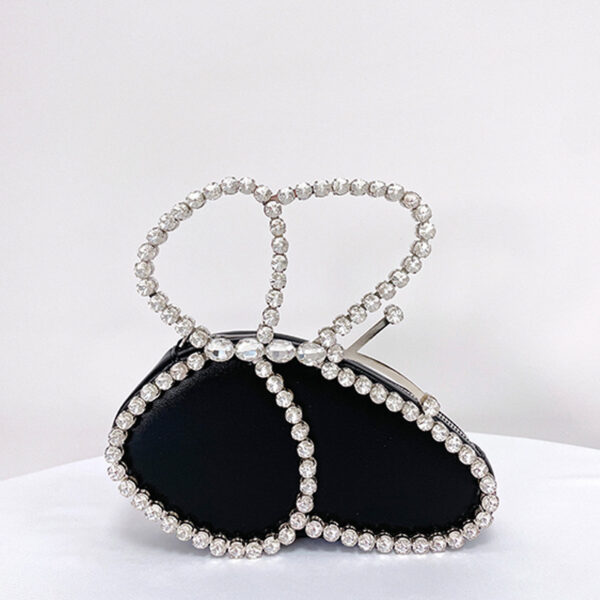 Butterfly Handbag Rhinestone Lady - Image 4