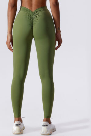 Slim Yoga Fitness Pants Breathable Quick-drying Leggings Peach Hip Lifting Trousers For Women Clothing