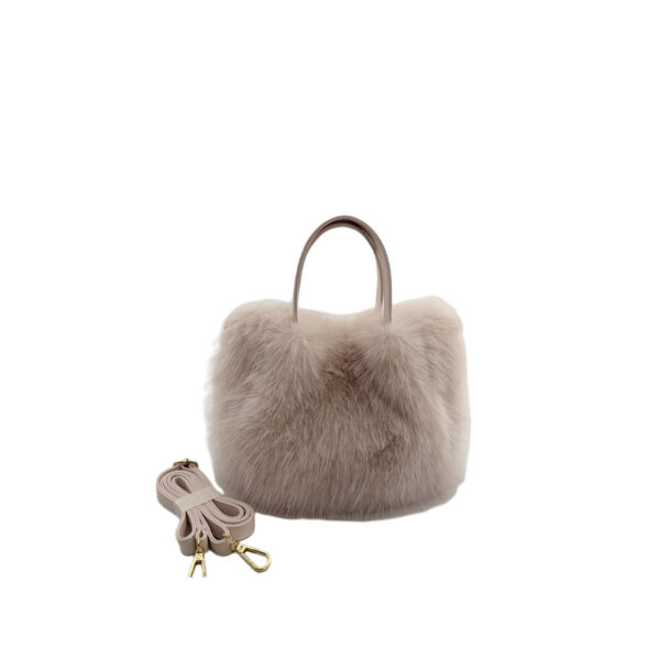 Women's Fox Fur-style Tote Bag - Image 6