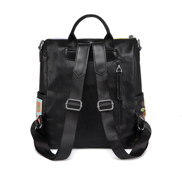 Korean Style Fashion Stitching Embroidery Creative Travel Bag - Image 4