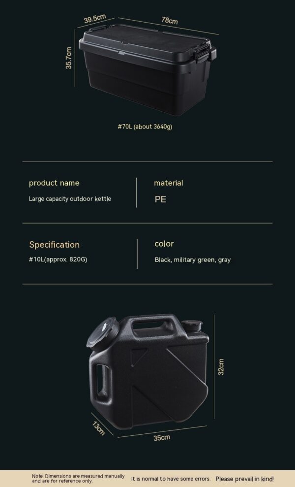 Outdoor Camping Portable Portable Bucket - Image 7