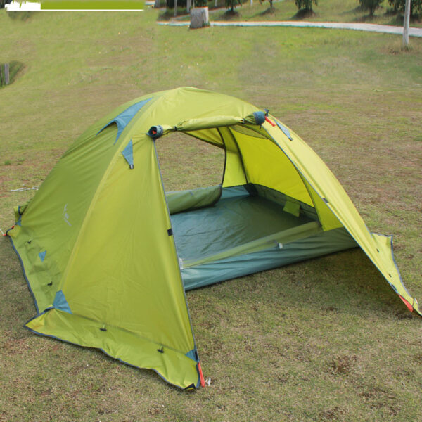 Camping Camping Tent Double Double Aluminum Pole Anti-storm Travel Camping - Image 6