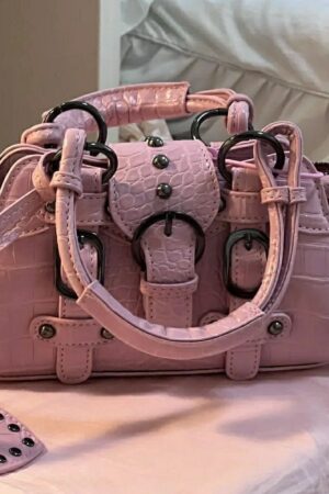 Square Rivet Hand-carrying Hand-carrying Crossbody Bag