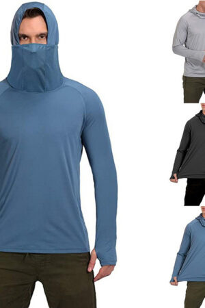 European And American Men's Breathable Light Sun Protection Clothing In Summer