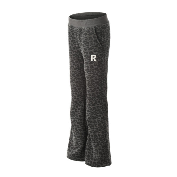 Women's Elegant Woolen Cotton Wide-leg Mid-waist Casual Pants - Image 5