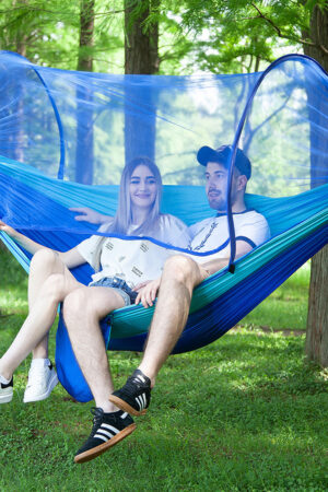 Fully Automatic Quick Opening Hammock With Mosquito Net