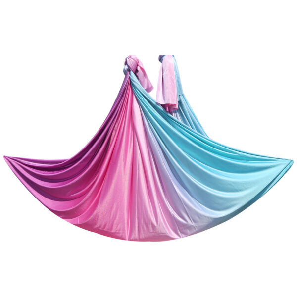 Home Color Gradient Aerial Yoga Hammock Fabric - Image 9