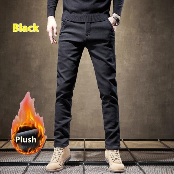 Slim Fit Straight Trend All-match Business Trousers Thick - Image 10