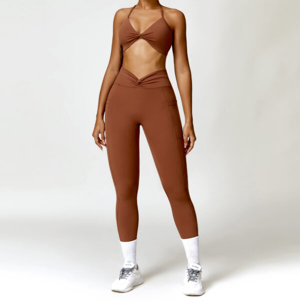 Fashion Camisole Yoga Suit Women Quick-drying Beauty Back Fitness Sports Clothes - Image 3