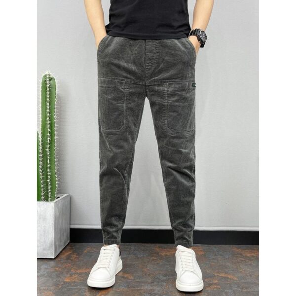 Men's Corduroy Slim Fit All-matching Skinny Pants - Image 9