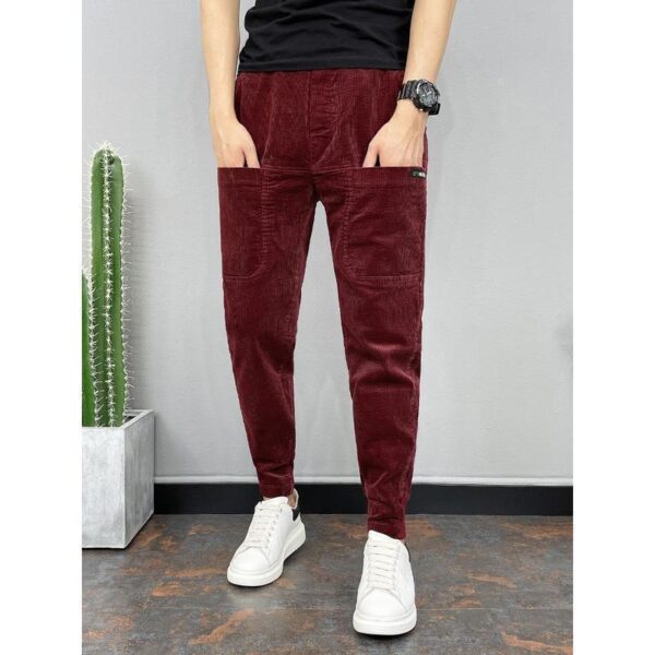 Men's Corduroy Slim Fit All-matching Skinny Pants - Image 5