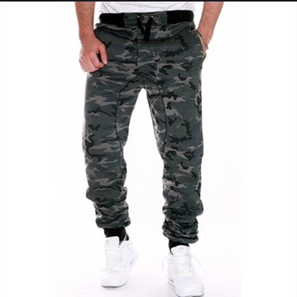 Foreign Trade Men'S Slim Leggings Running Fitness Pants Sports Leisure Camouflage - Image 5