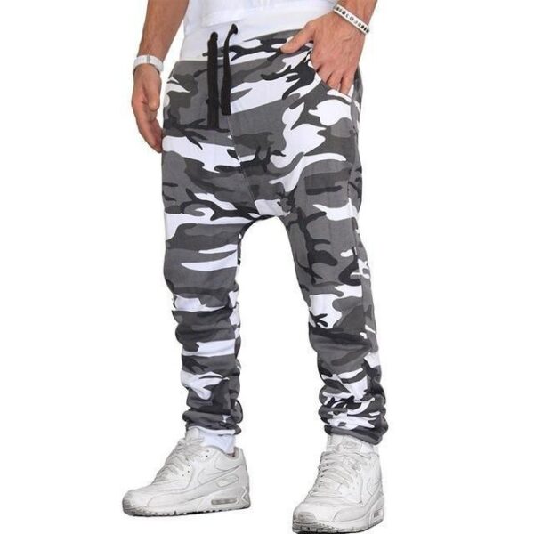 Foreign Trade Men'S Slim Leggings Running Fitness Pants Sports Leisure Camouflage - Image 3