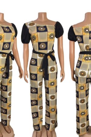 Fashion Ladies African Clothes Dress Dashiki Jumpsuit Women