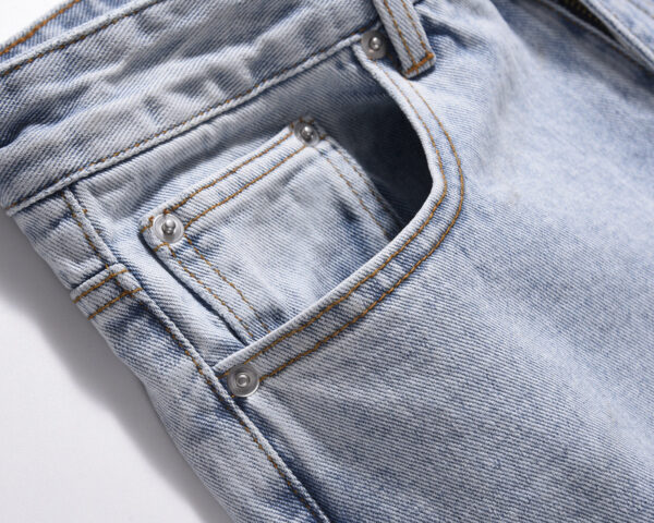 Vintage Street Doctored Foot Patchwork Worn Jeans - Image 8