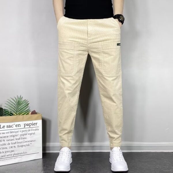 Men's Corduroy Slim Fit All-matching Skinny Pants - Image 3
