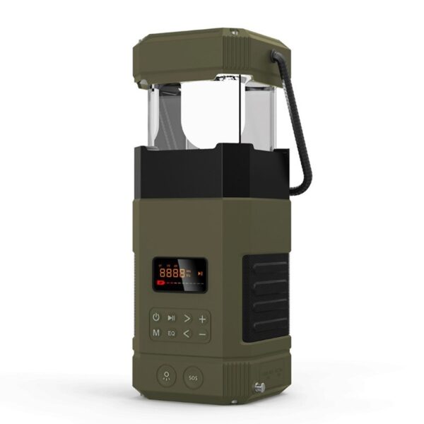 Hand Power Generation Solar Radio Bluetooth Speaker Camping Lantern - Image 3
