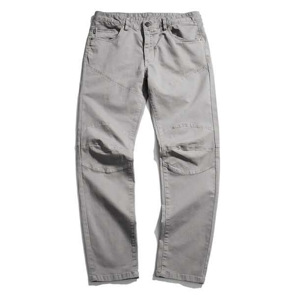 Pure Color All-matching Straight Loose Patchwork Casual Pants - Image 8