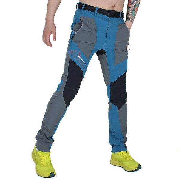 Winter Waterproof Outdoor Slim Hiking Fleece Pants For Men - Image 8