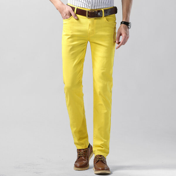 Men's Slim Fit Straight All-matching Stretch Casual Pants - Image 6