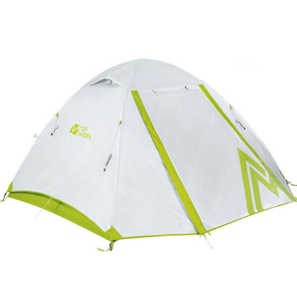 Mountaineering Camping Windproof And Rainproof Aluminum Alloy Three Season Double Deck Camping Tent - Image 4