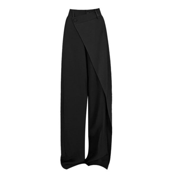 Irregular Wide-leg Pants Ins Fashion Loose Trousers Women's Clothing - Image 7