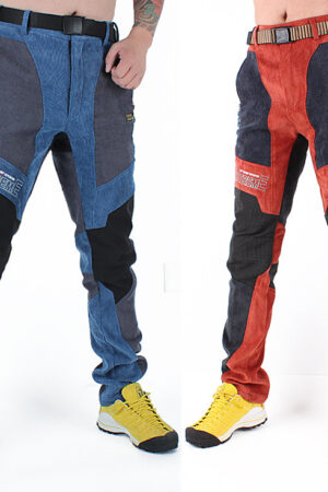 Winter Waterproof Outdoor Slim Hiking Fleece Pants For Men