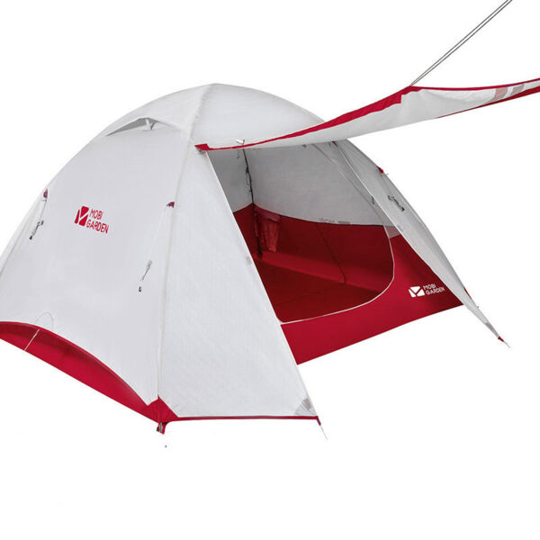 Mountaineering Camping Windproof And Rainproof Aluminum Alloy Three Season Double Deck Camping Tent - Image 2