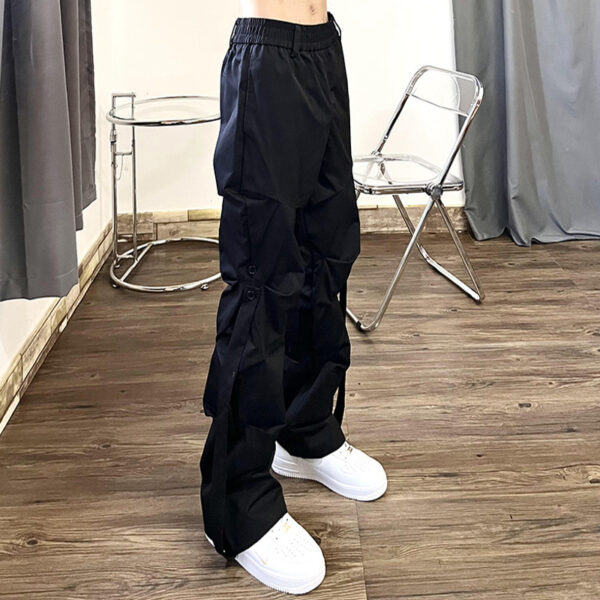 New Work Clothes Pleated Functional Men's Loose Casual Pants - Image 3